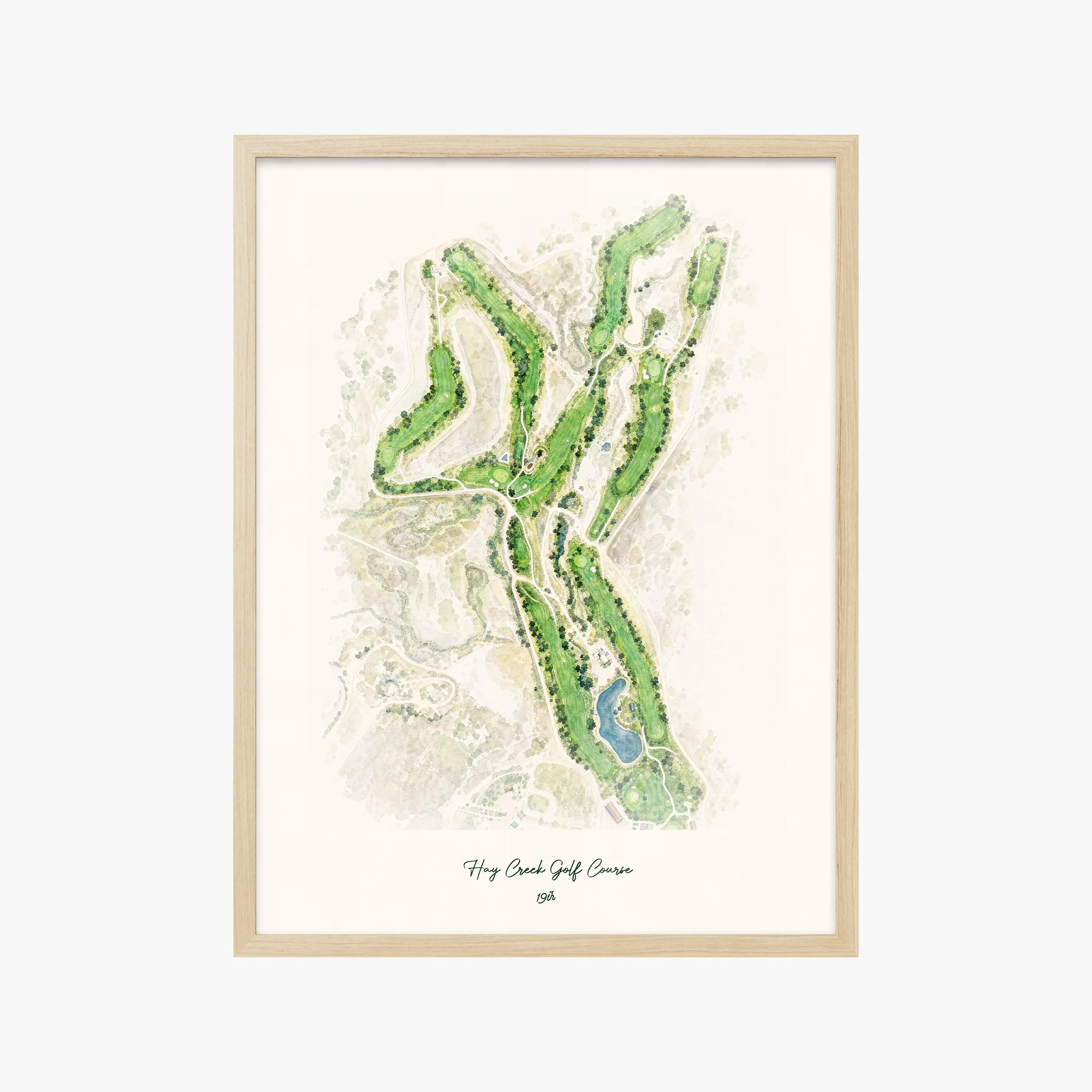 Hay Creek Golf Course wood frame
