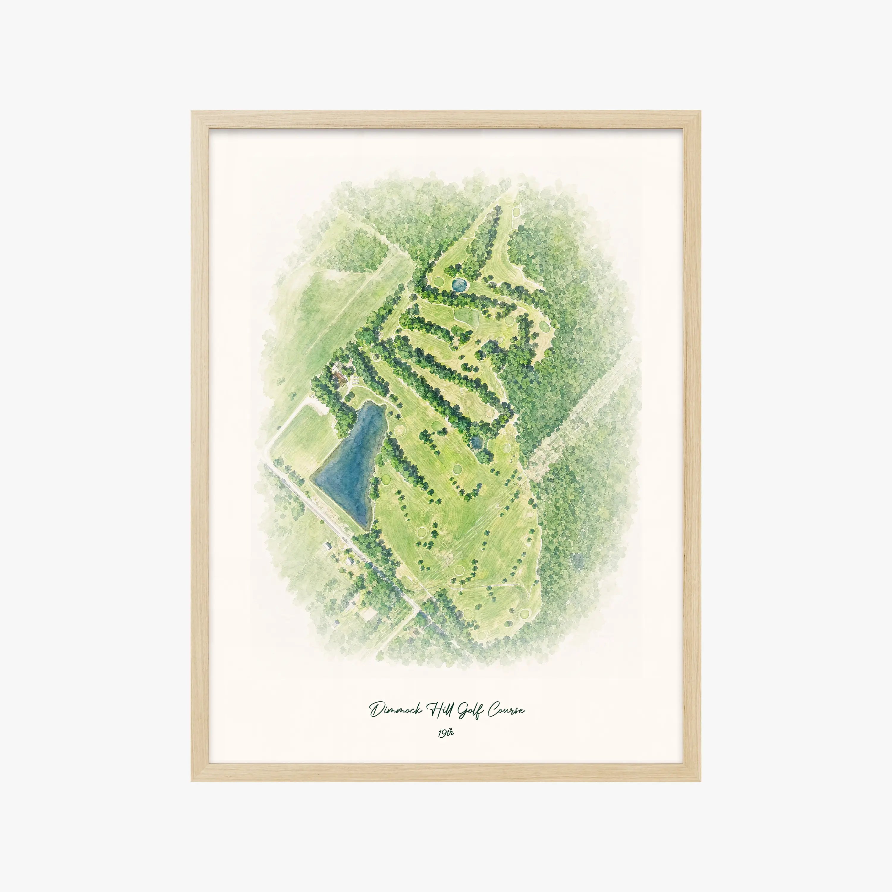 Dimmock Hill Golf Course wood frame
