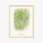Wilmington Country Club wood frame