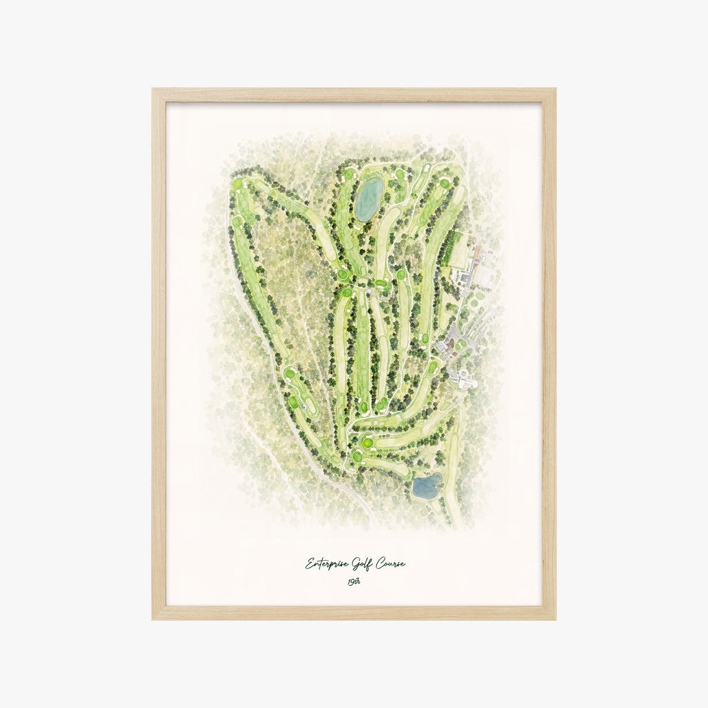 Enterprise Golf Course wood frame