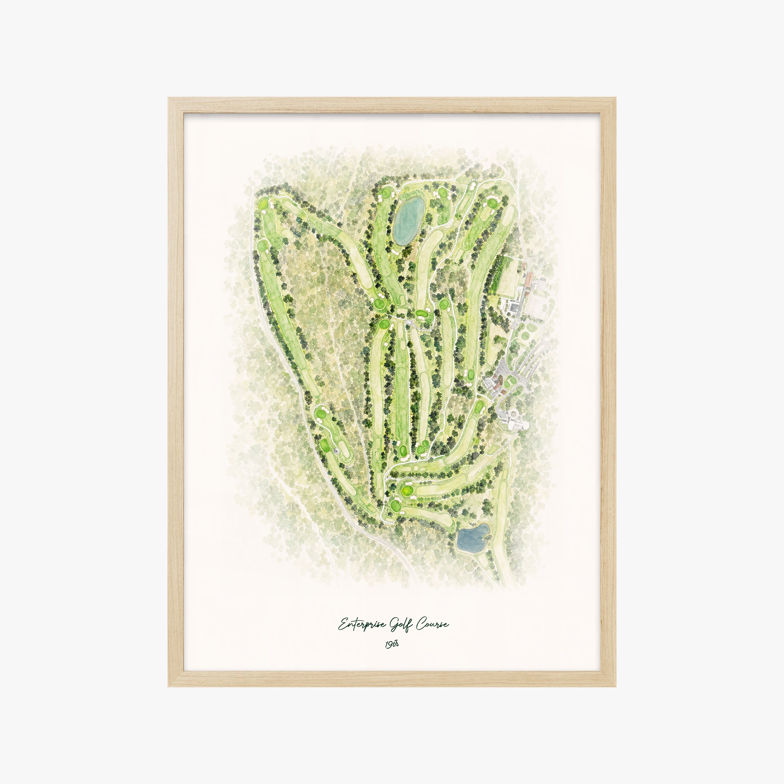 Enterprise Golf Course wood frame