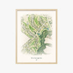 Back Creek Golf Club wood frame