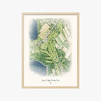 Green Valley Country Club wood frame