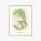 Lander Golf & Country Club wood frame