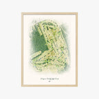 Niagara County Golf Course wood frame