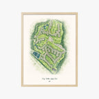 Frog Hollow Golf Club wood frame
