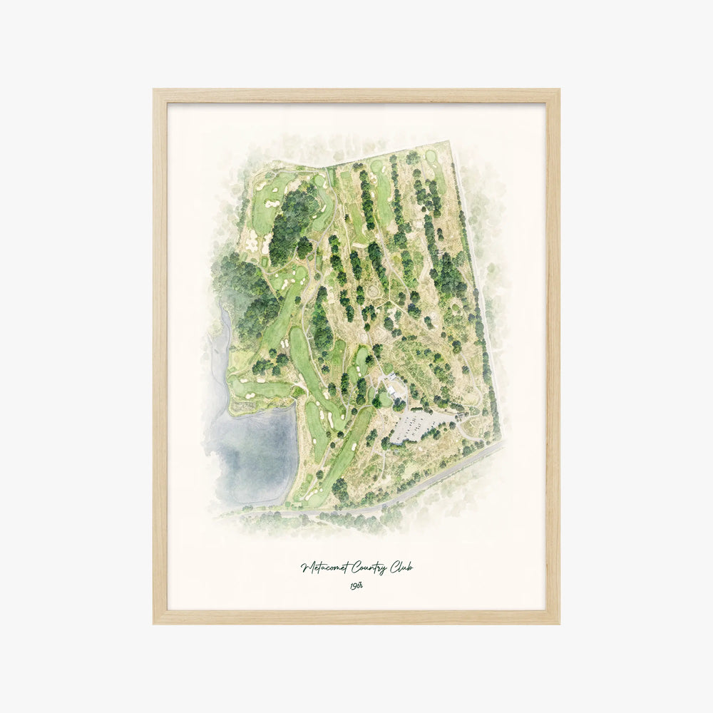 Metacomet Country Club wood frame