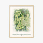 Mulligan's Island Golf & Entertainment Center wood frame
