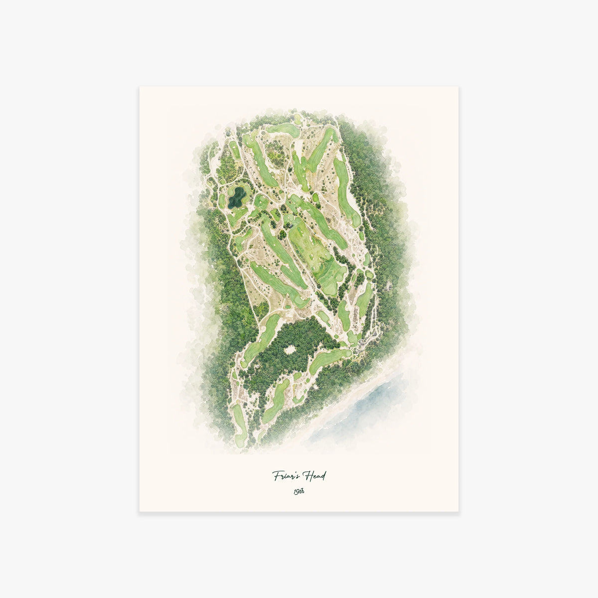 Friar's Head printed artwork