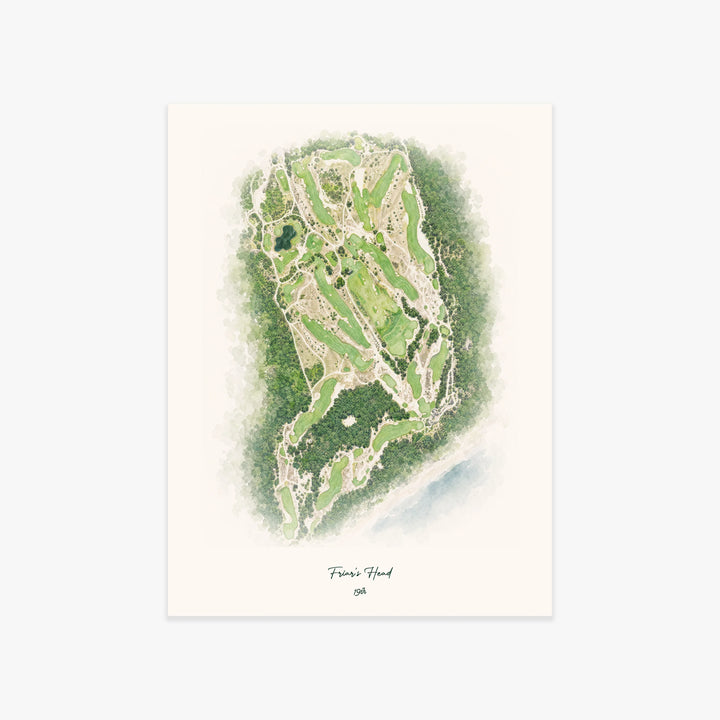 Friar's Head printed artwork