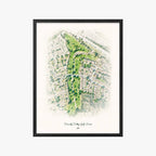 Friendly Valley Golf Course black frame