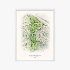 Friendly Valley Golf Course white frame