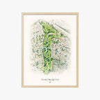Friendly Valley Golf Course wood frame