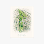 Friendly Valley Golf Course printed artwork