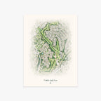 Fullerton Golf Course printed artwork
