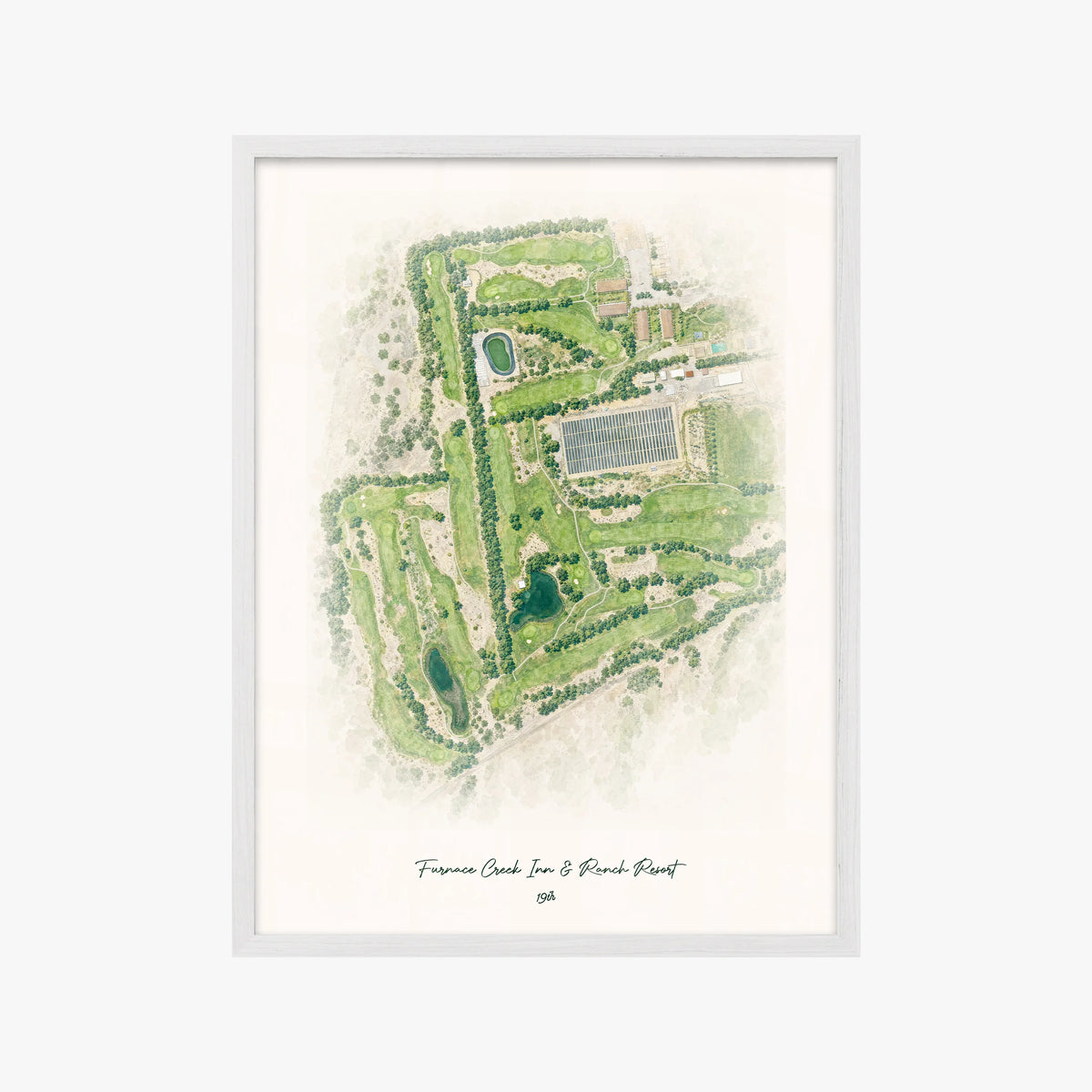Furnace Creek Inn & Ranch Resort white frame