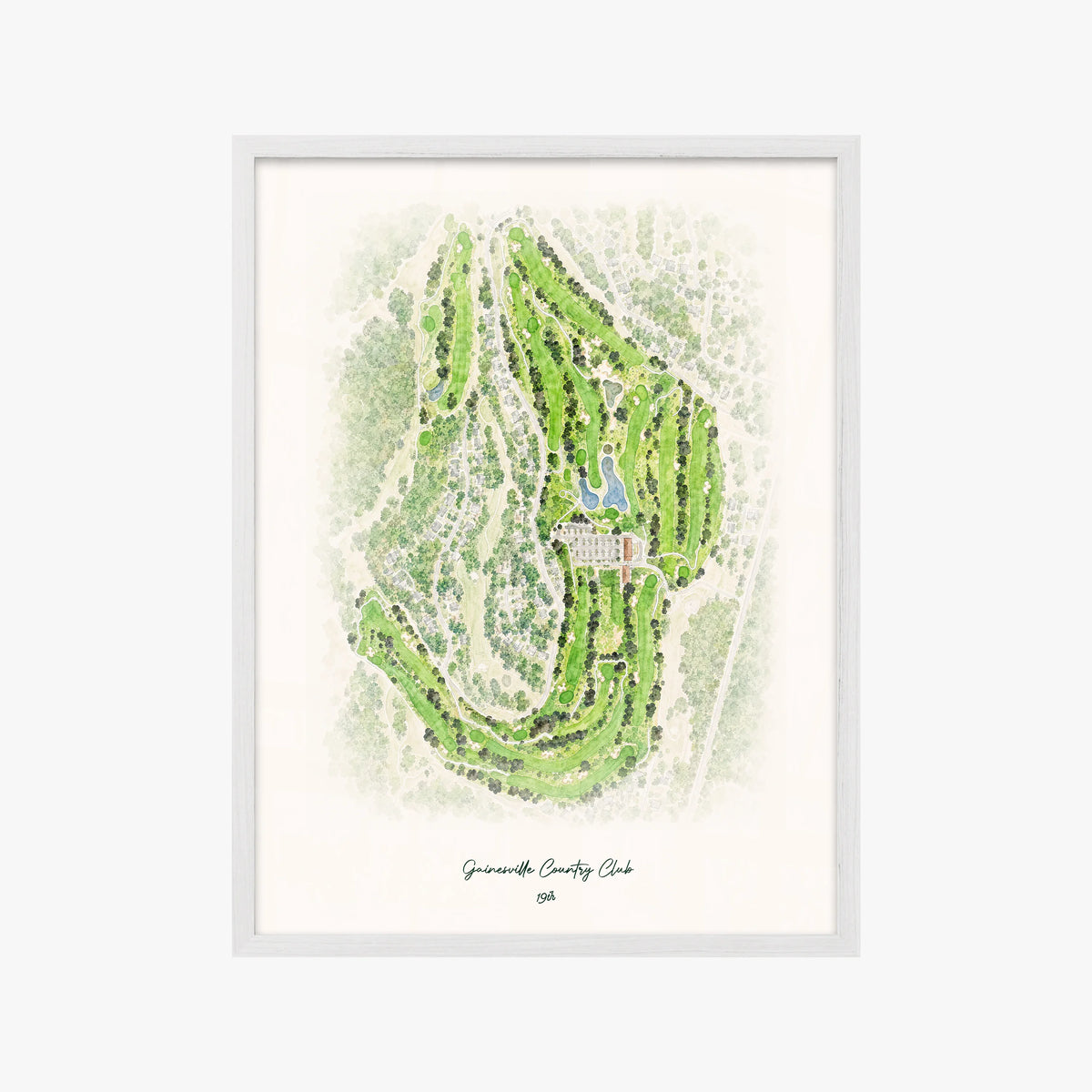 Gainesville Country Club white frame