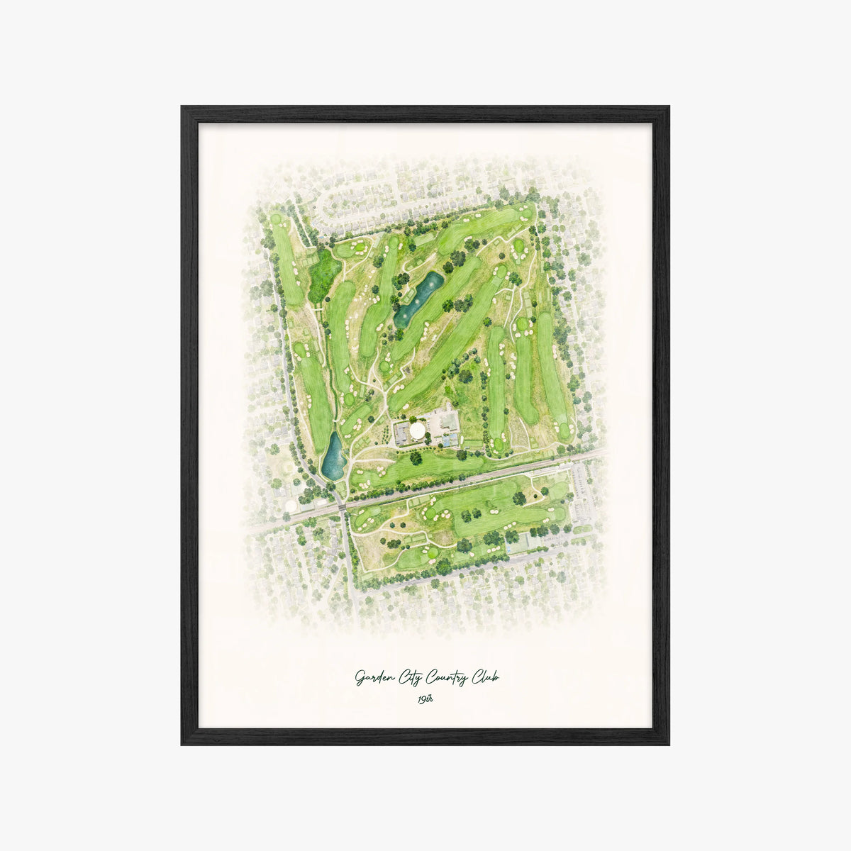Garden City Country Club black frame