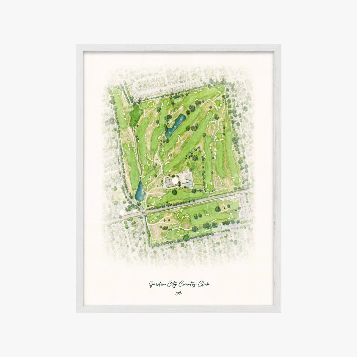 Garden City Country Club white frame