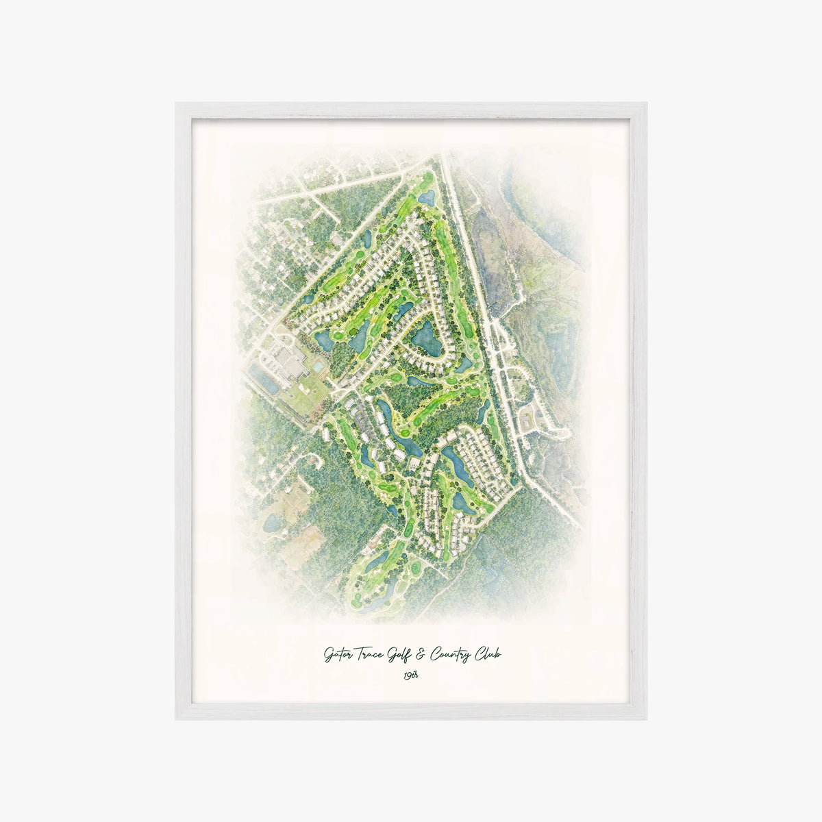 Gator Trace Golf & Country Club white frame