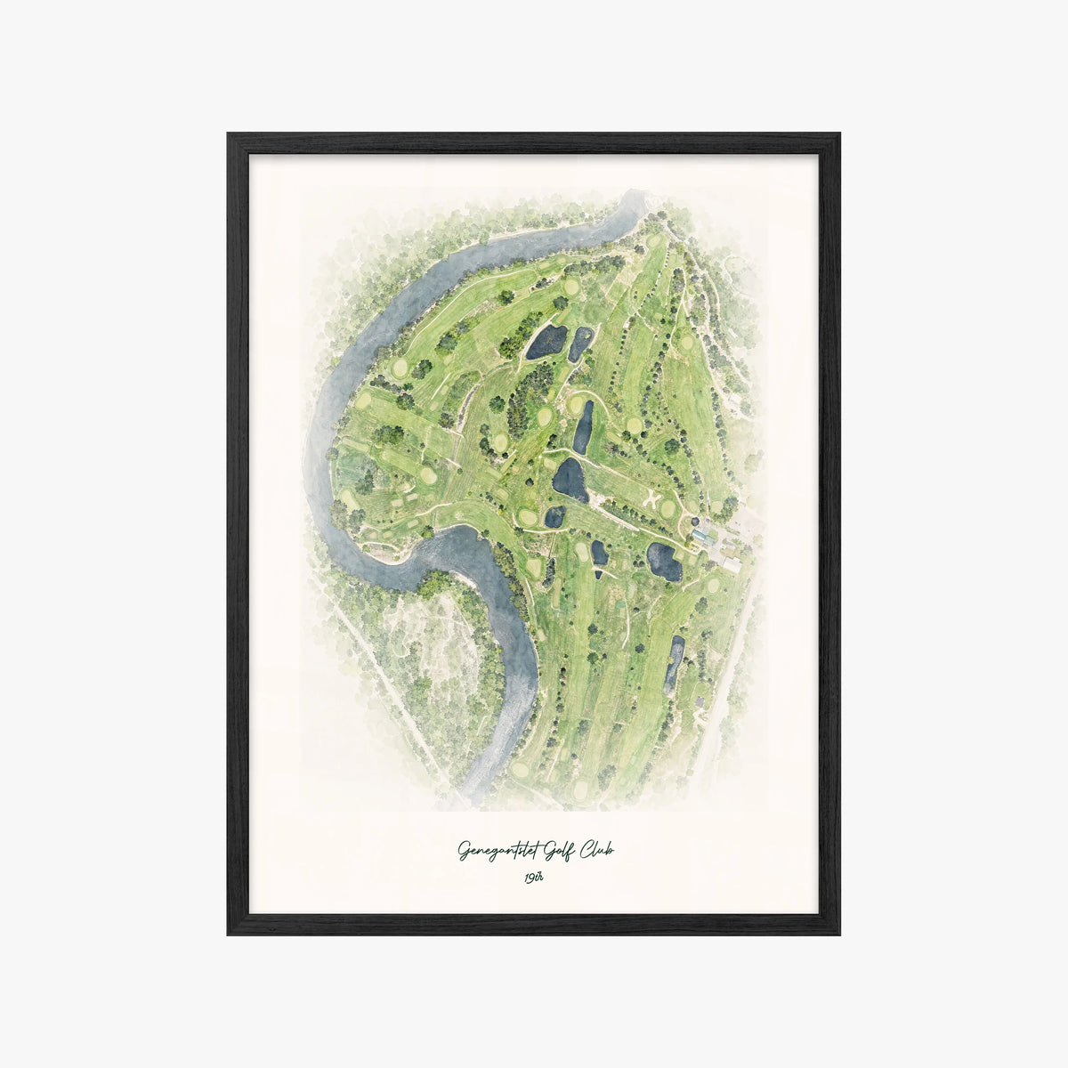 Genegantslet Golf Club black frame