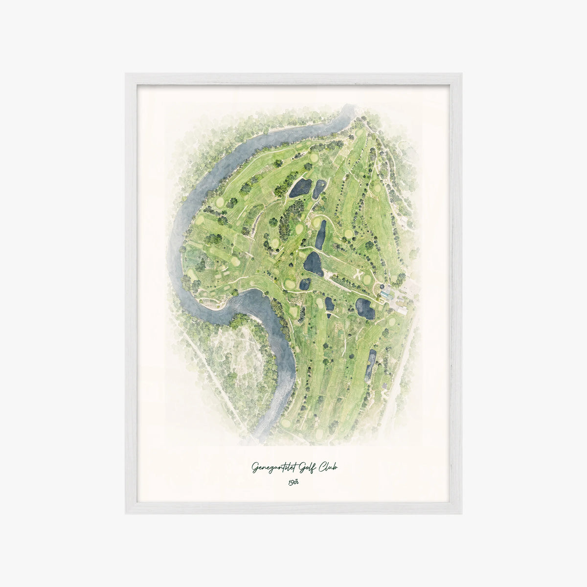 Genegantslet Golf Club white frame
