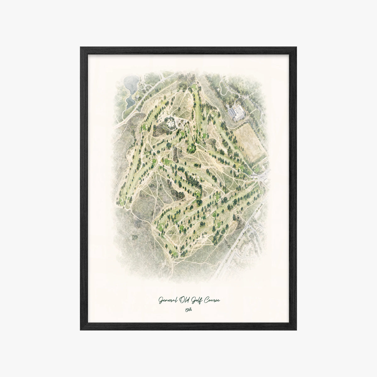 General Old Golf Course black frame