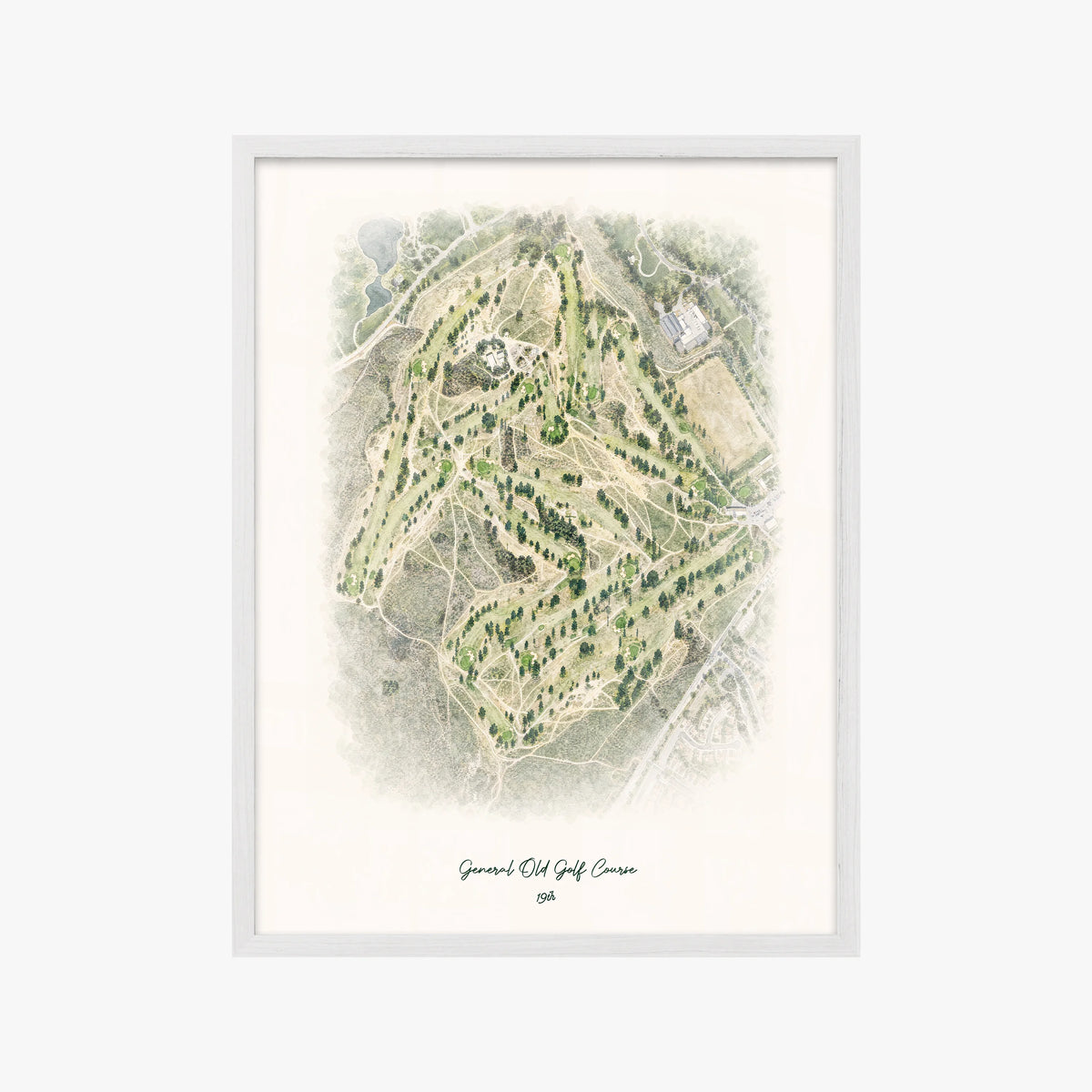 General Old Golf Course white frame