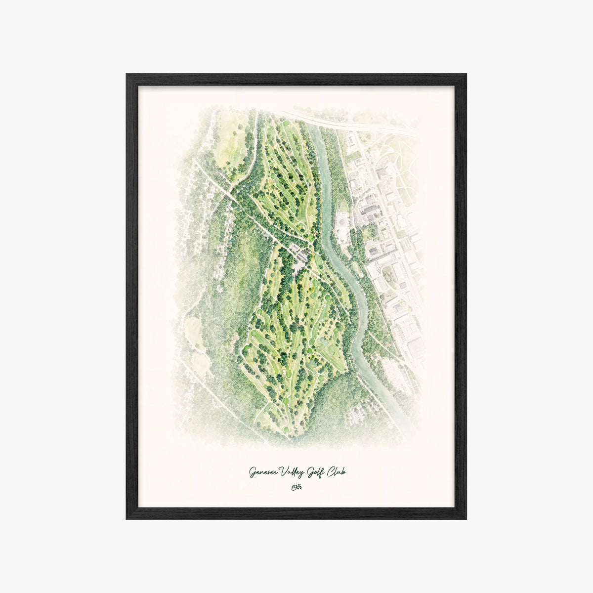 Genesee Valley Golf Club black frame