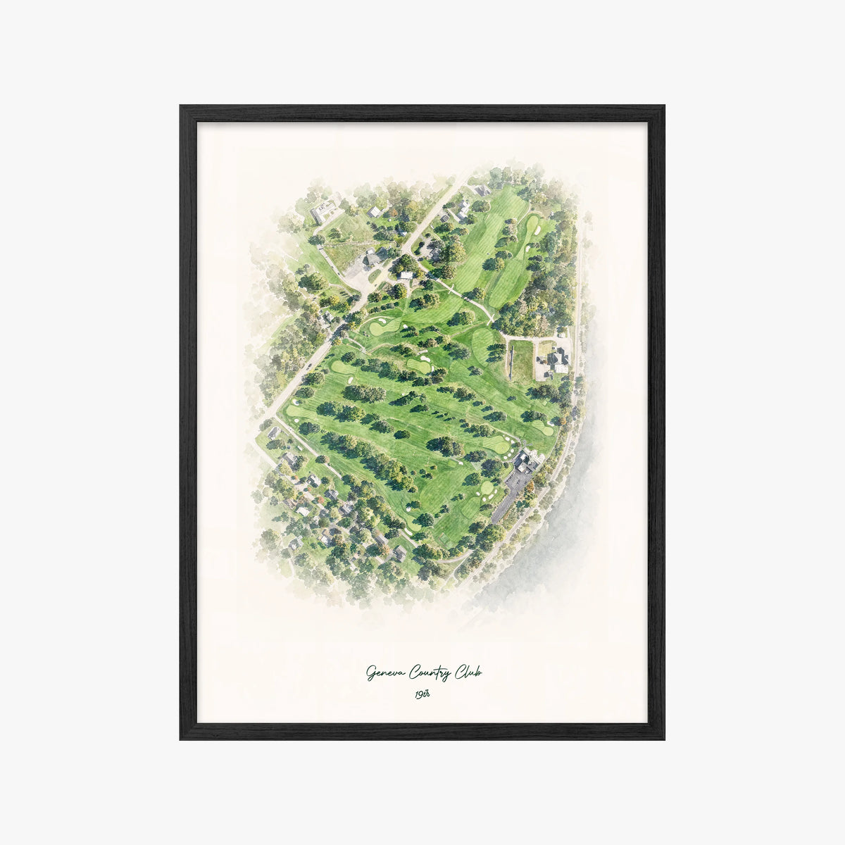 Geneva Country Club black frame