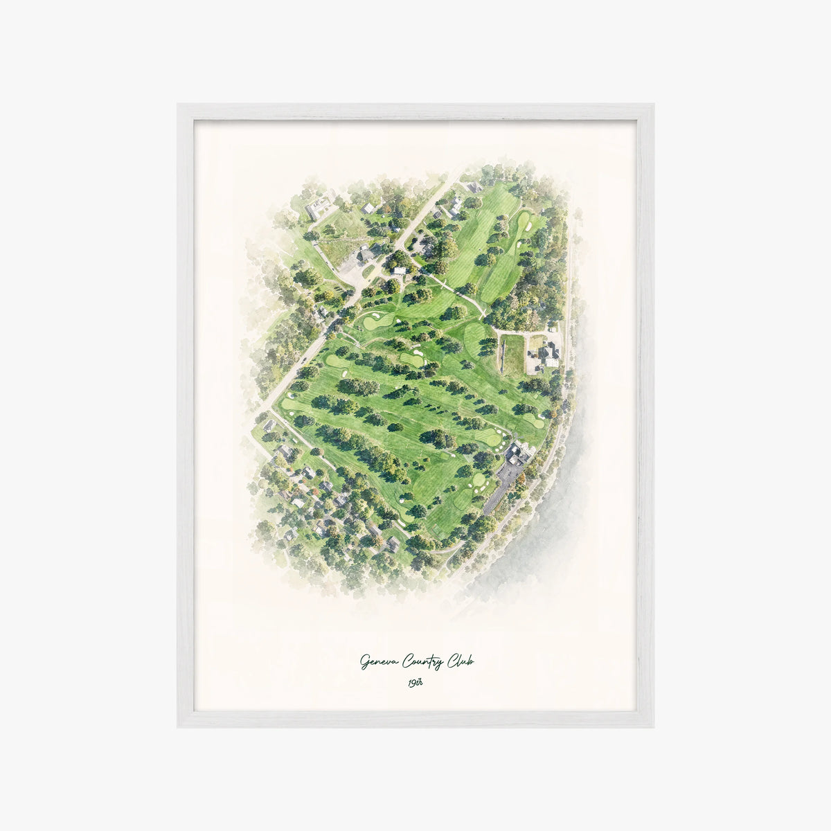 Geneva Country Club white frame