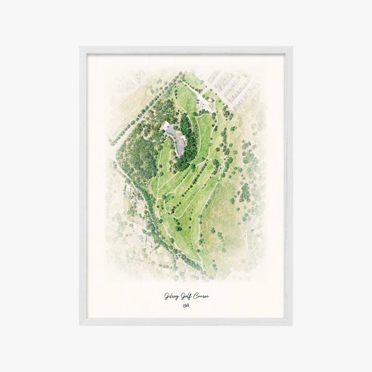 Gilroy Golf Course white frame