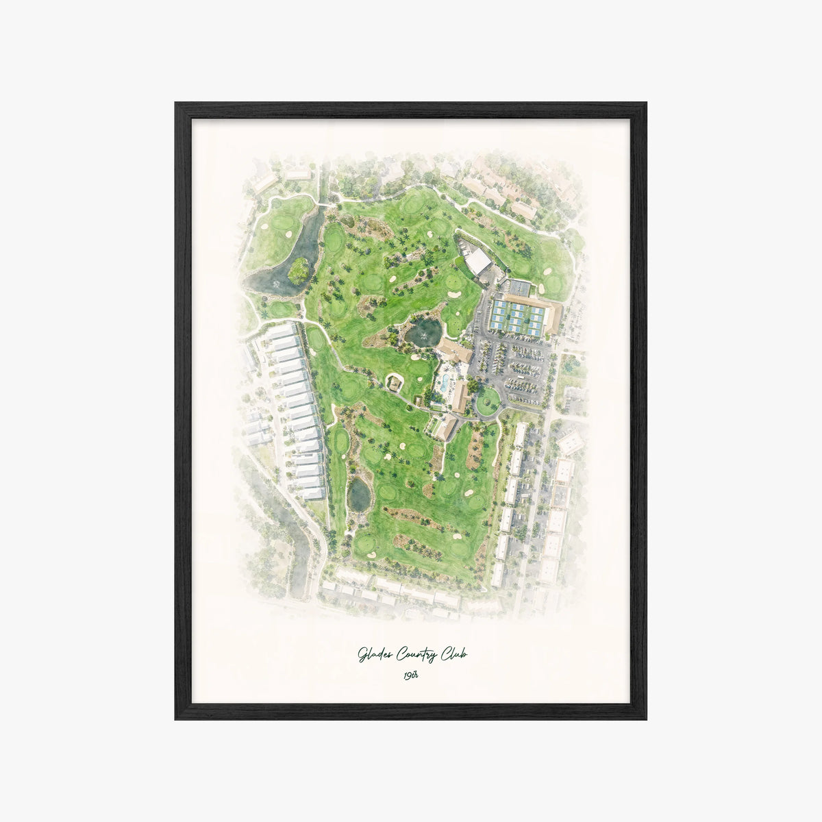 Glades Country Club black frame