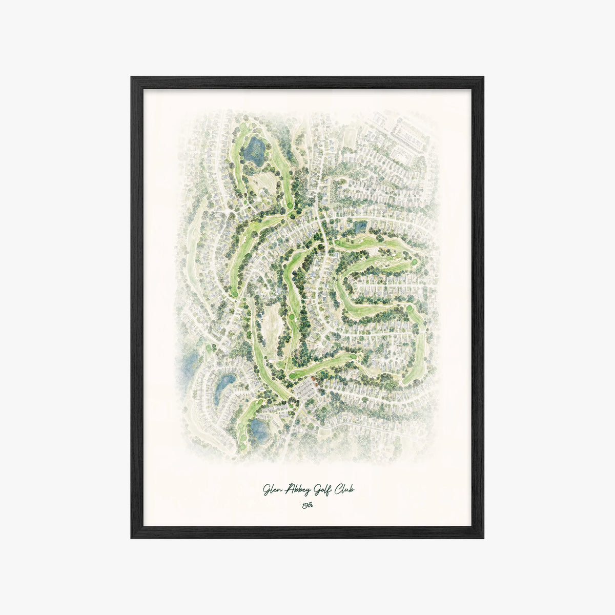 Glen Abbey Golf Club black frame
