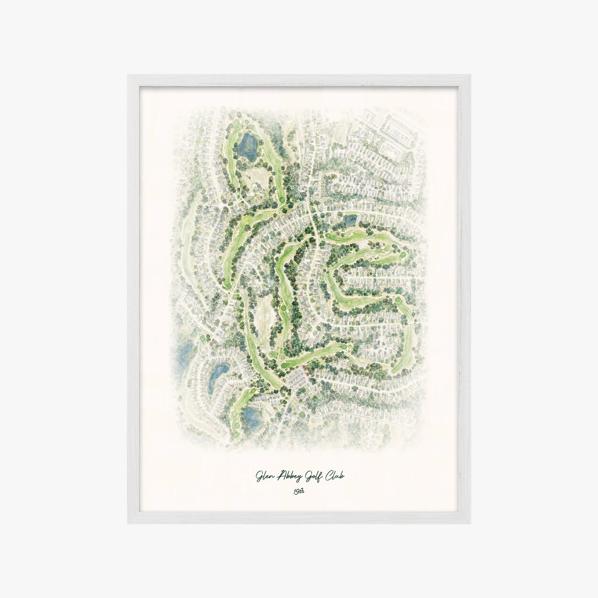 Glen Abbey Golf Club white frame