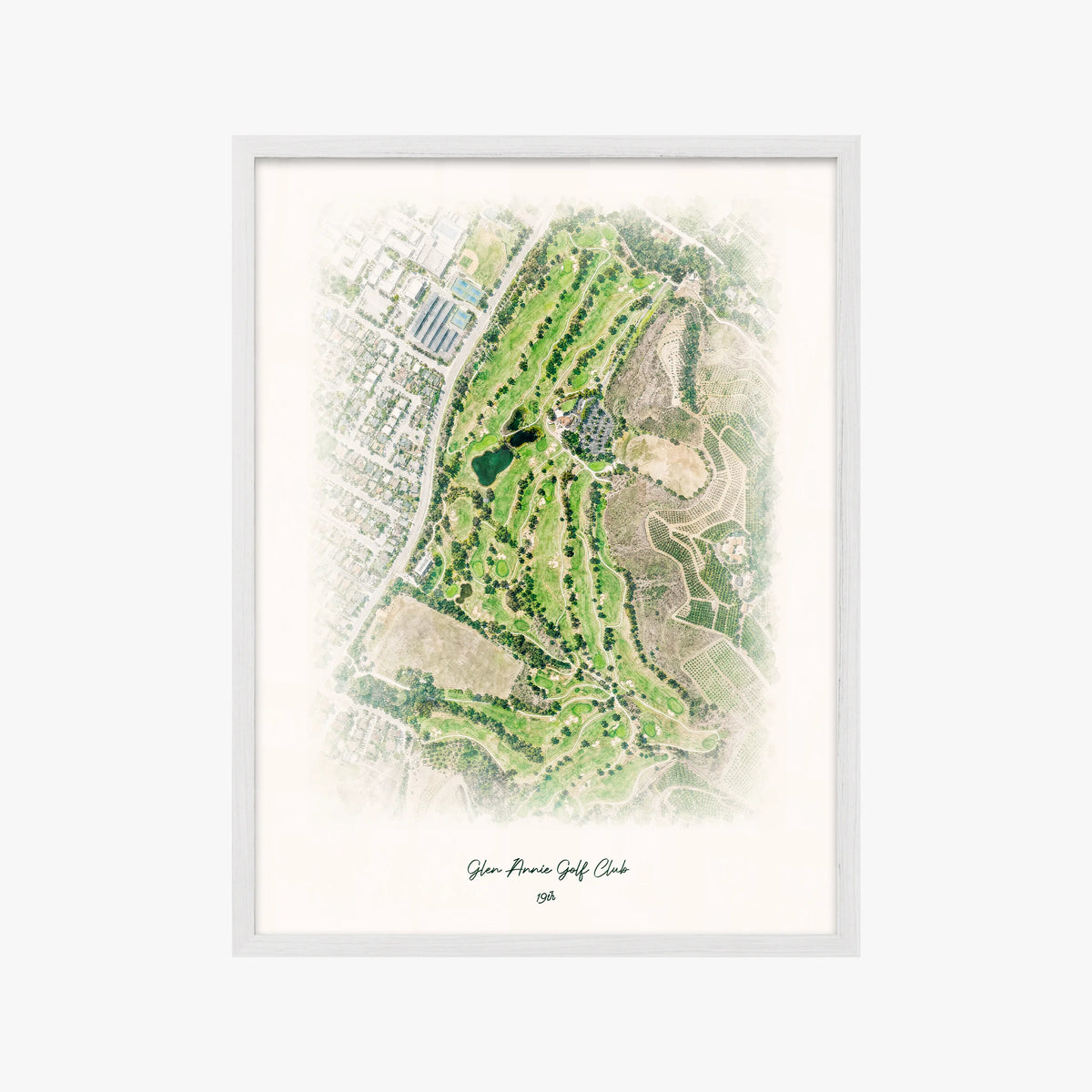 Glen Annie Golf Club white frame
