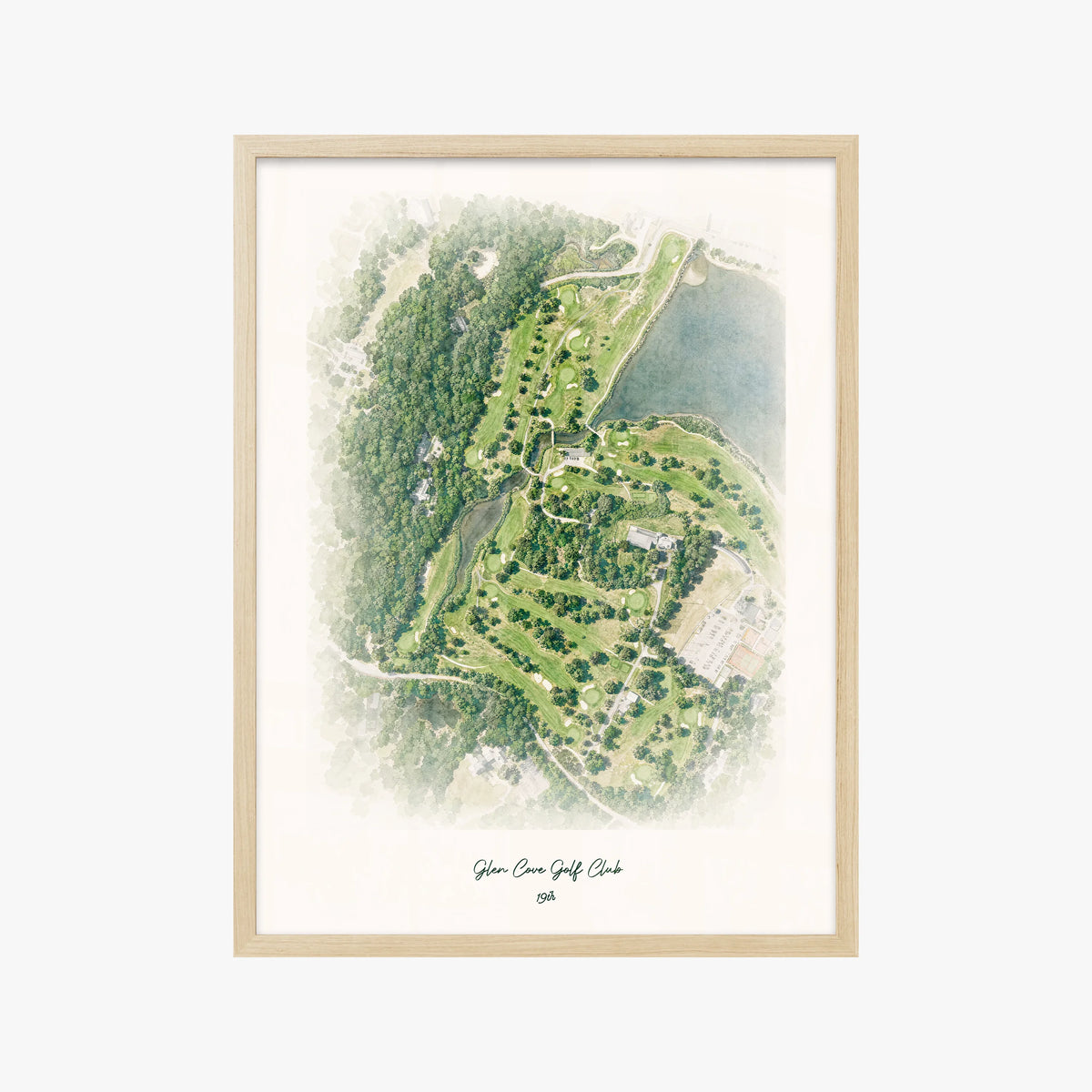 Glen Cove Golf Club wood frame