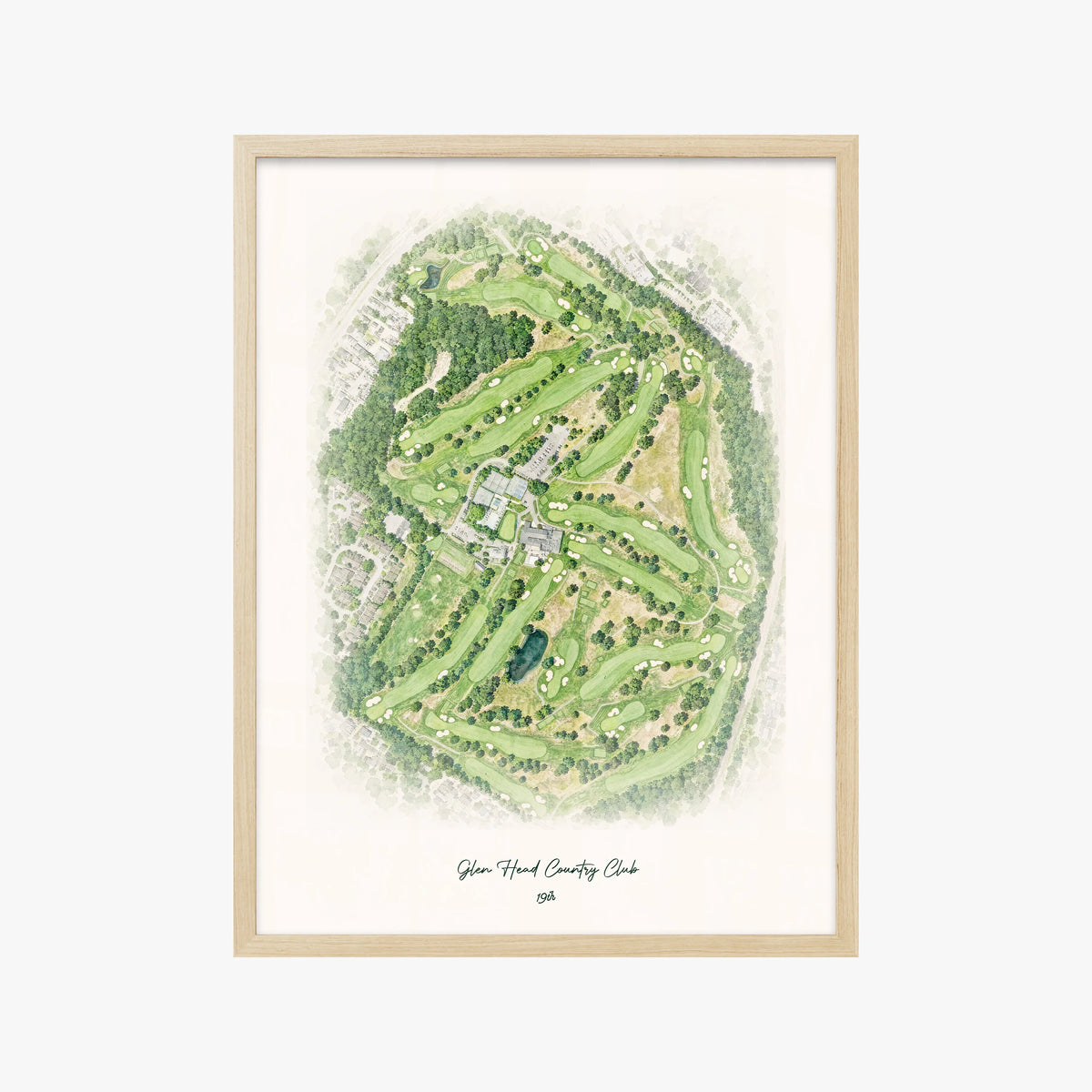 Glen Head Country Club wood frame
