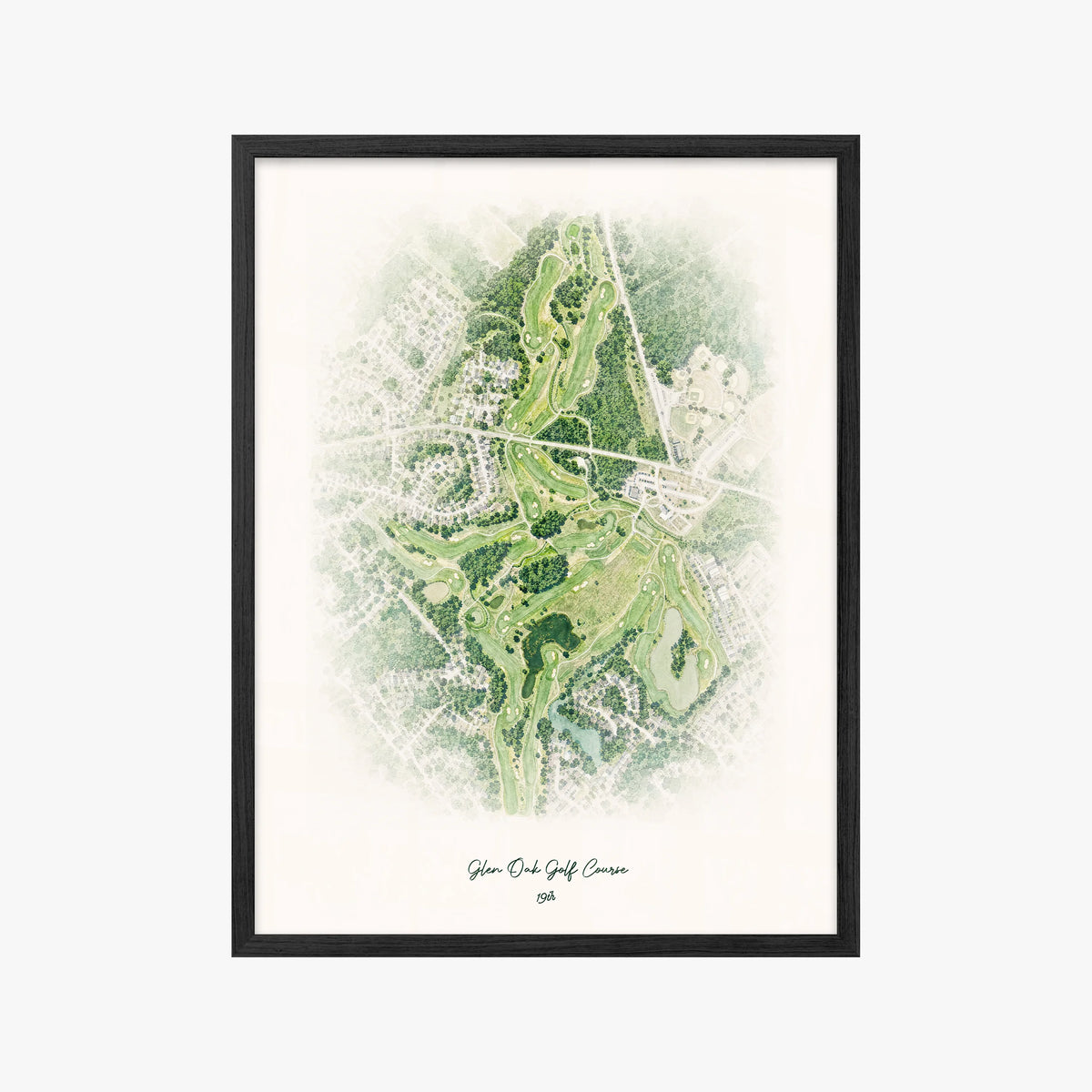 Glen Oak Golf Course black frame