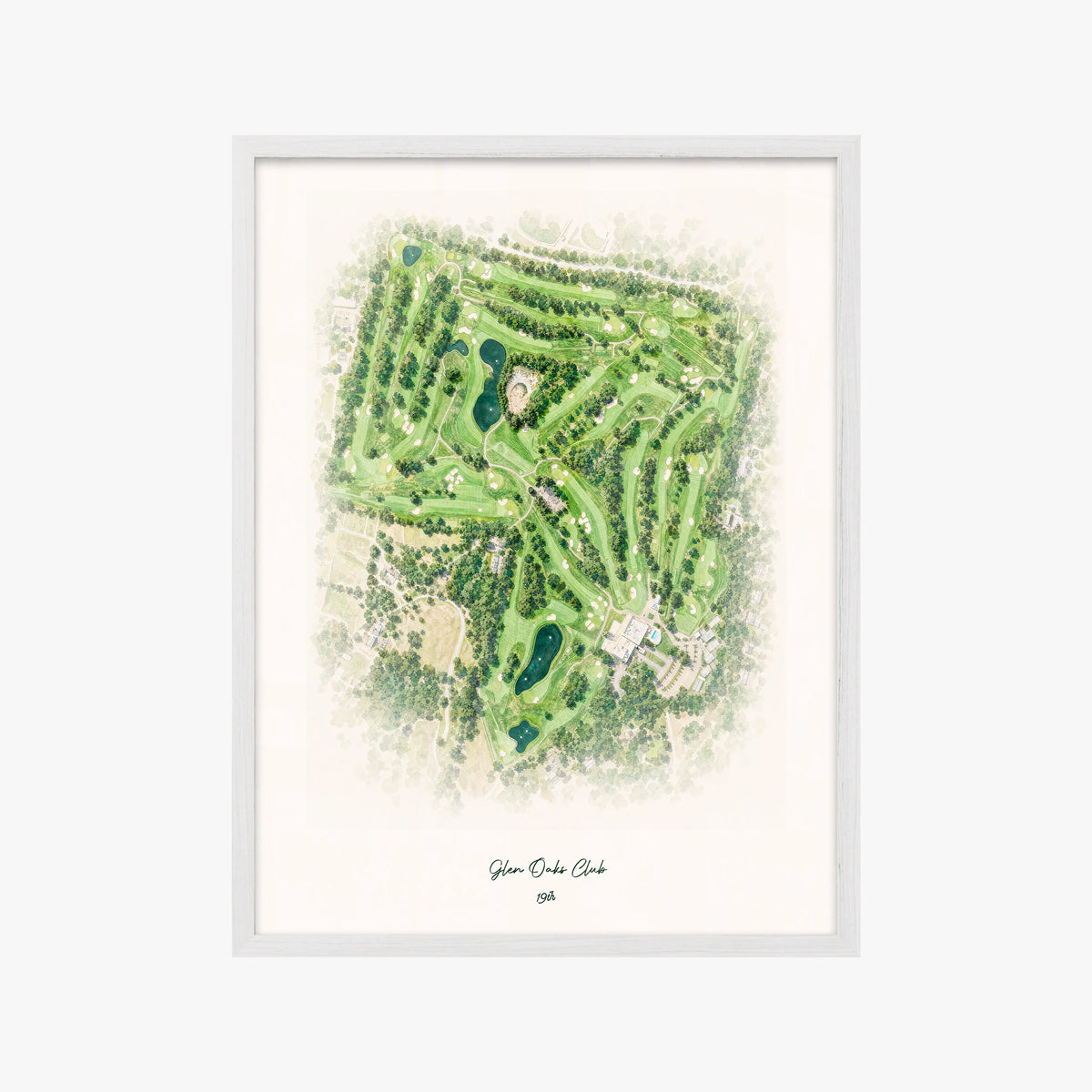 Glen Oaks Club white frame