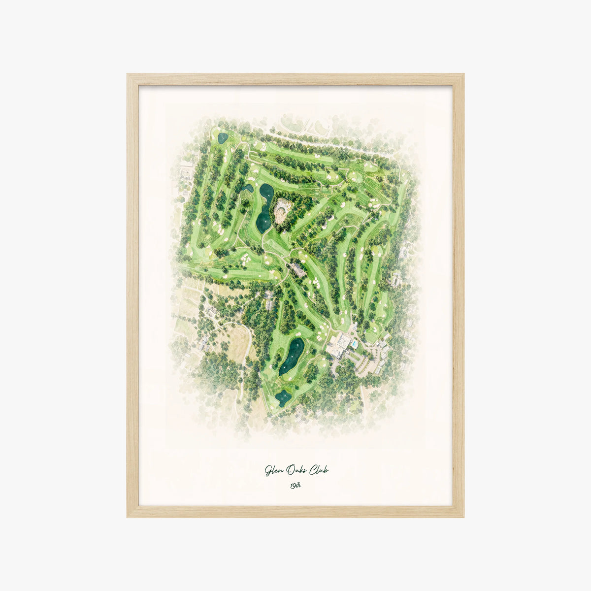 Glen Oaks Club wood frame