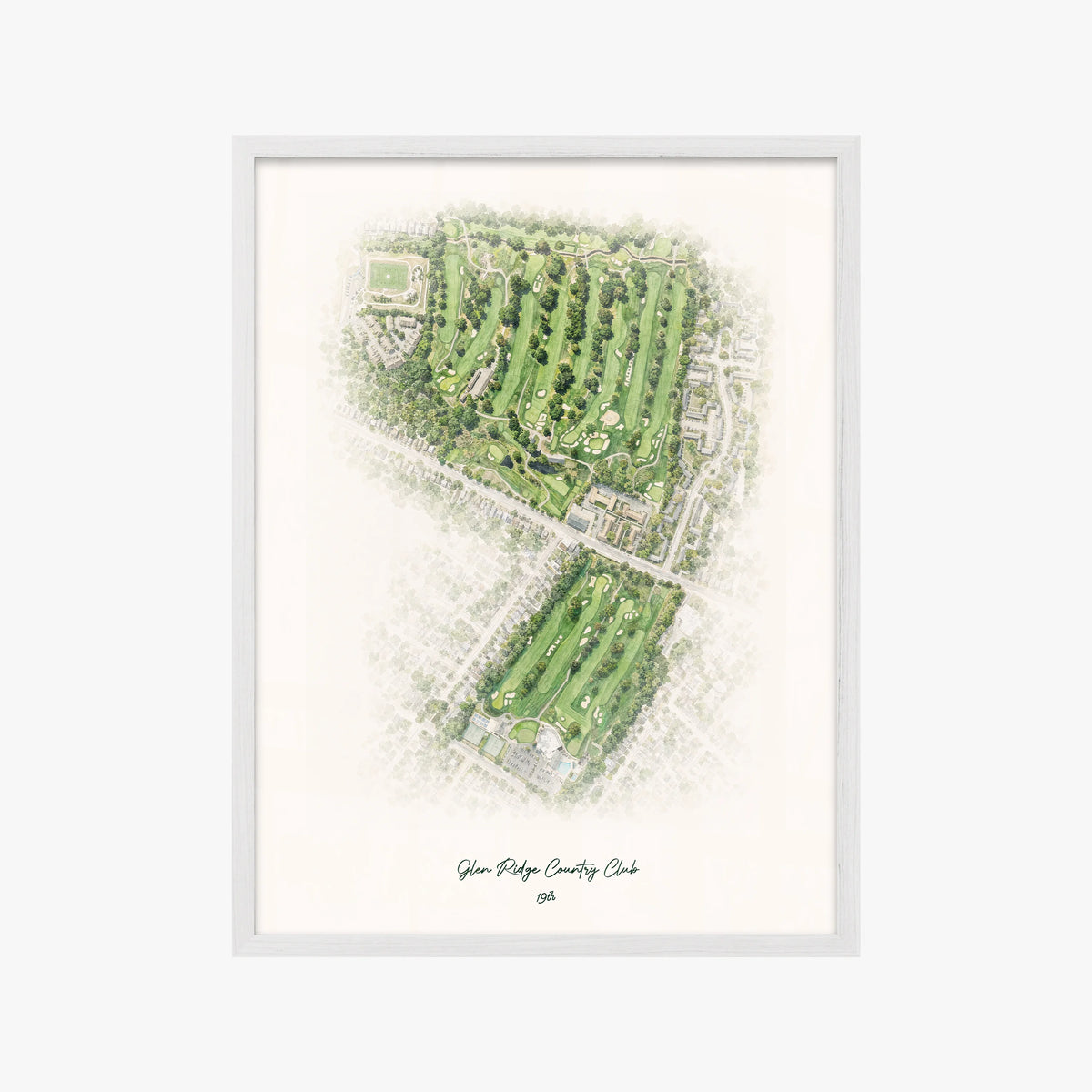 Glen Ridge Country Club white frame