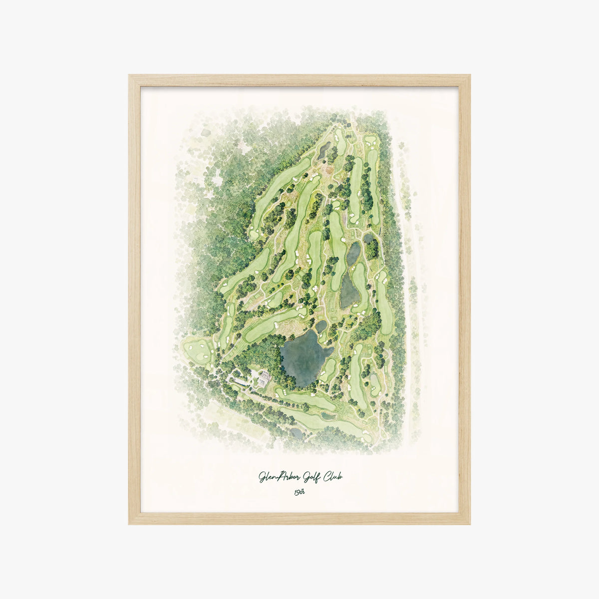 GlenArbor Golf Club wood frame