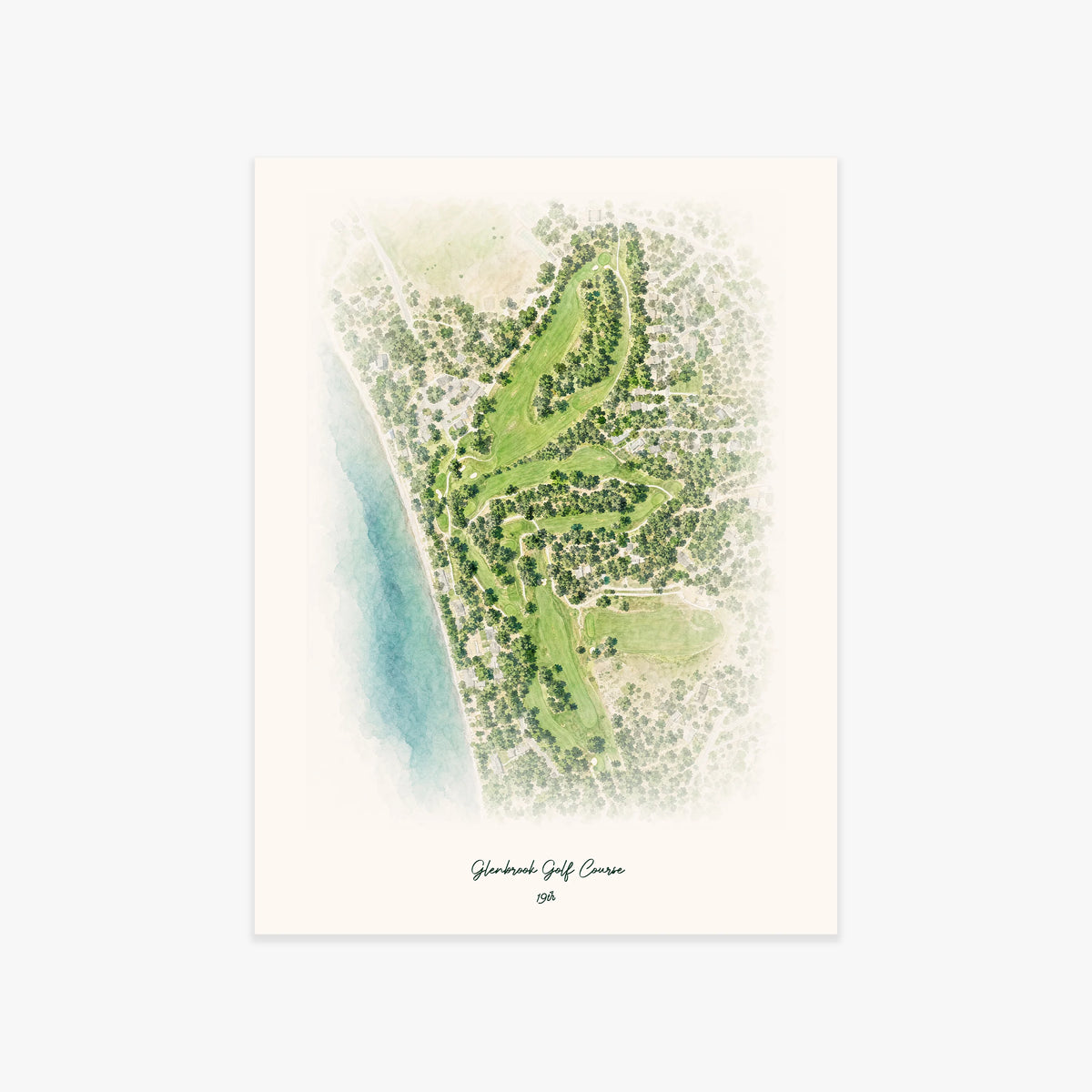 Glenbrook Golf Course printed artwork
