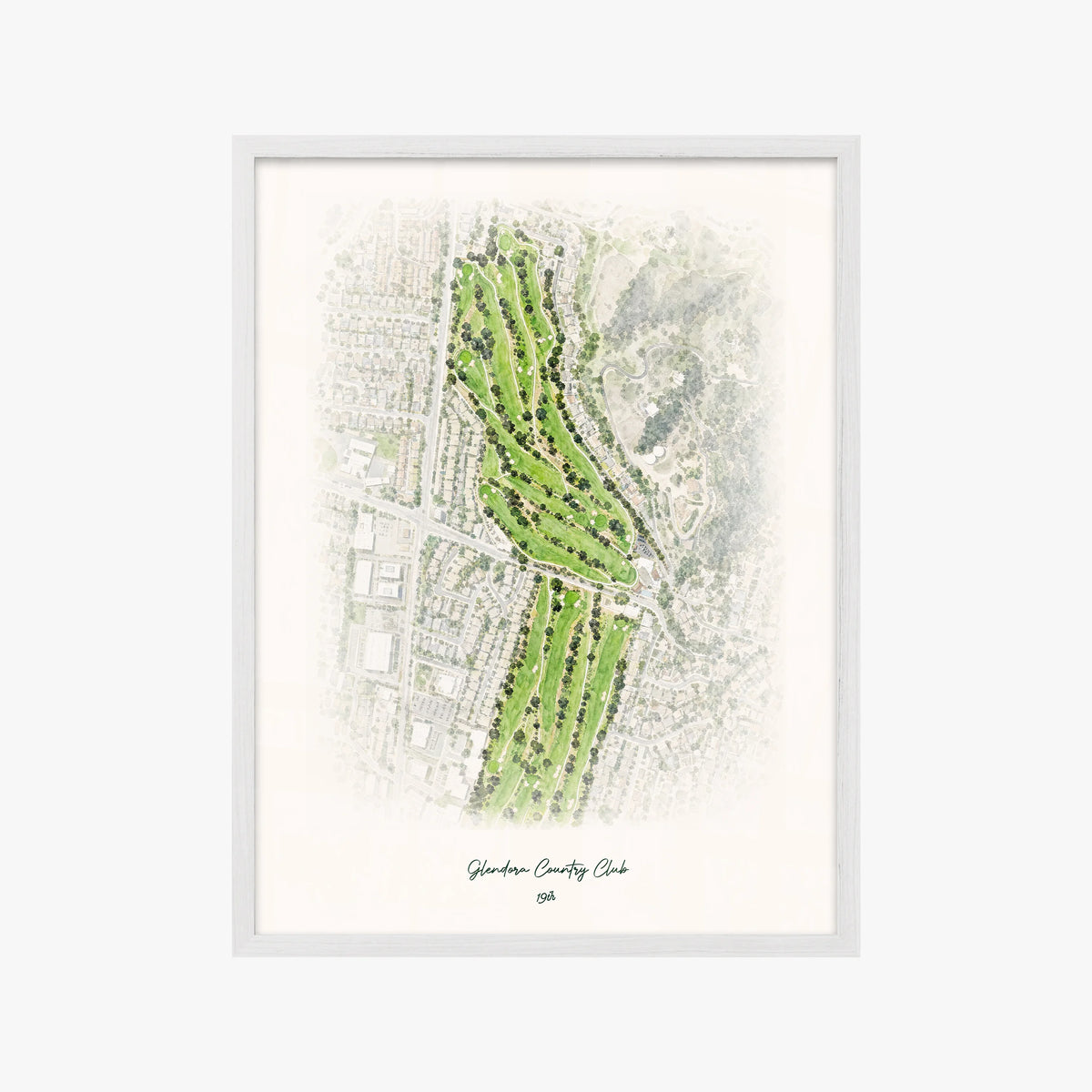 Glendora Country Club white frame