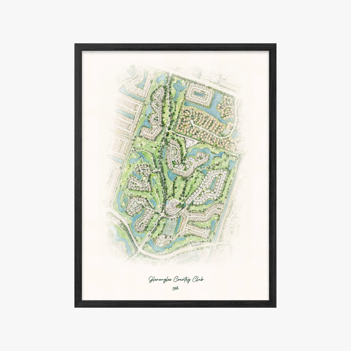 Gleneagles Country Club black frame