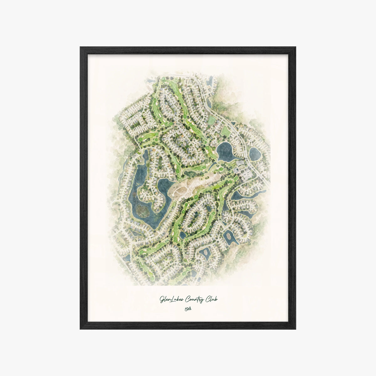GlenLakes Country Club black frame
