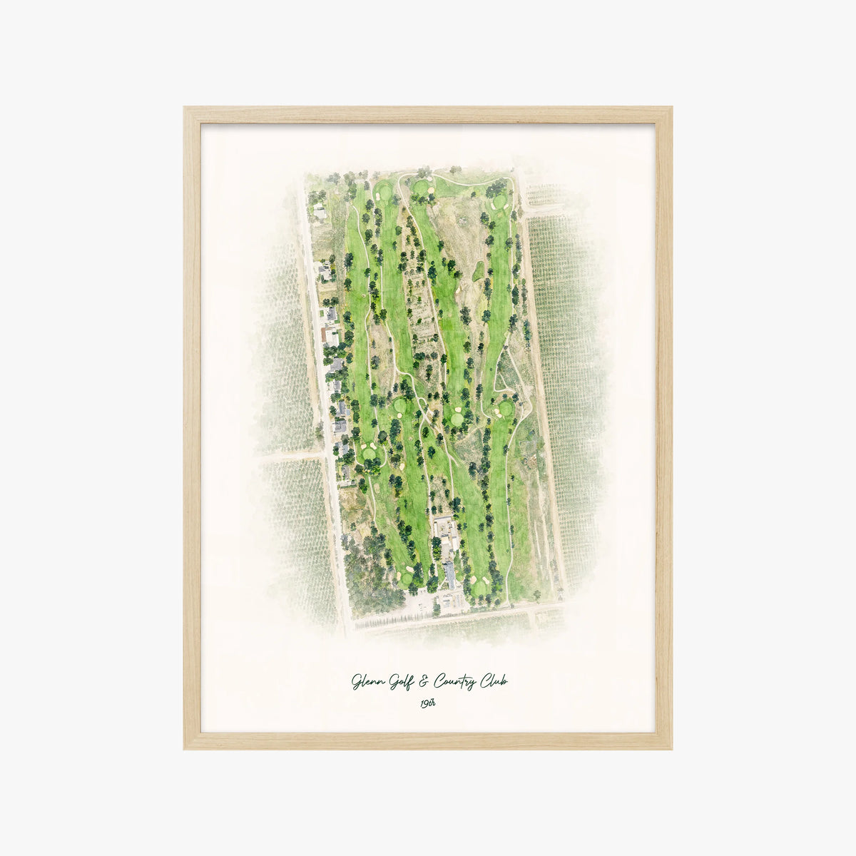 Glenn Golf & Country Club wood frame