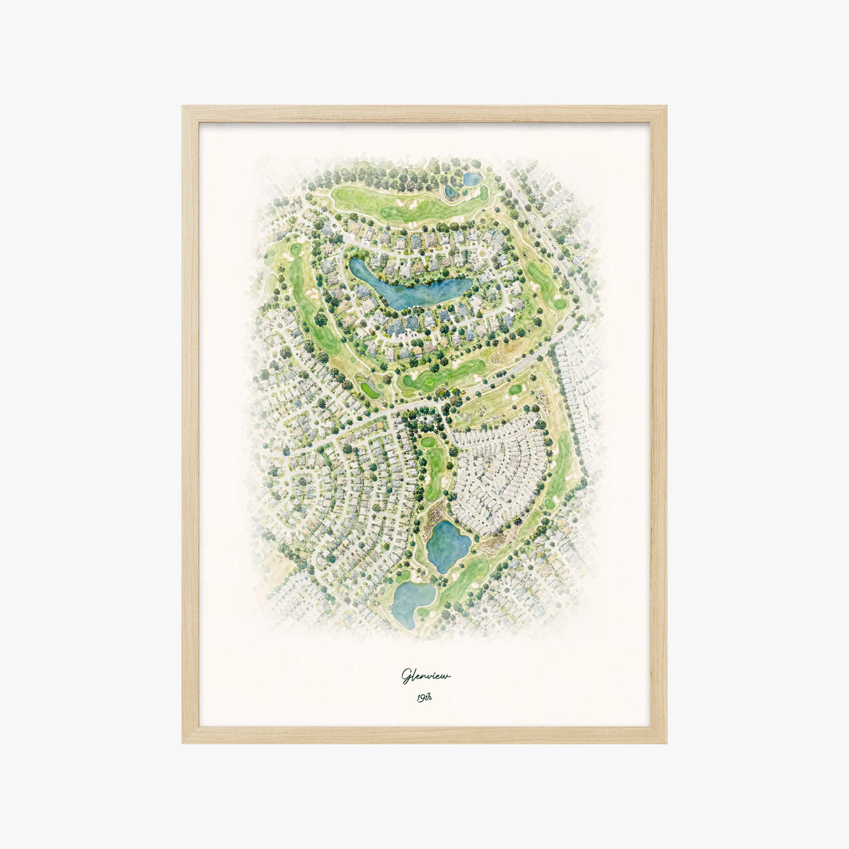 Glenview wood frame