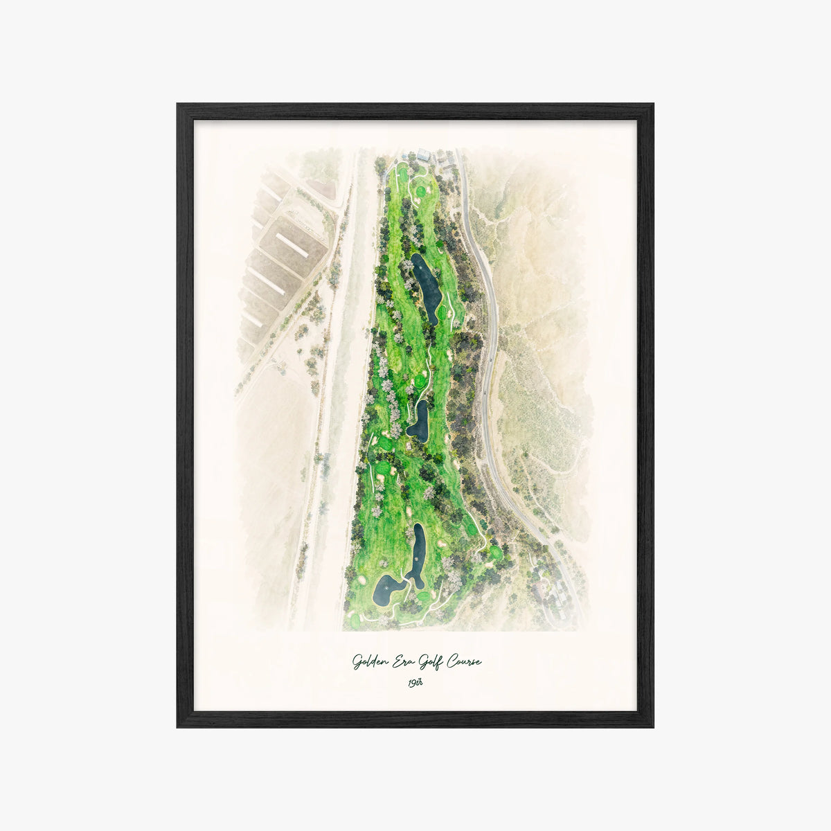 Golden Era Golf Course black frame